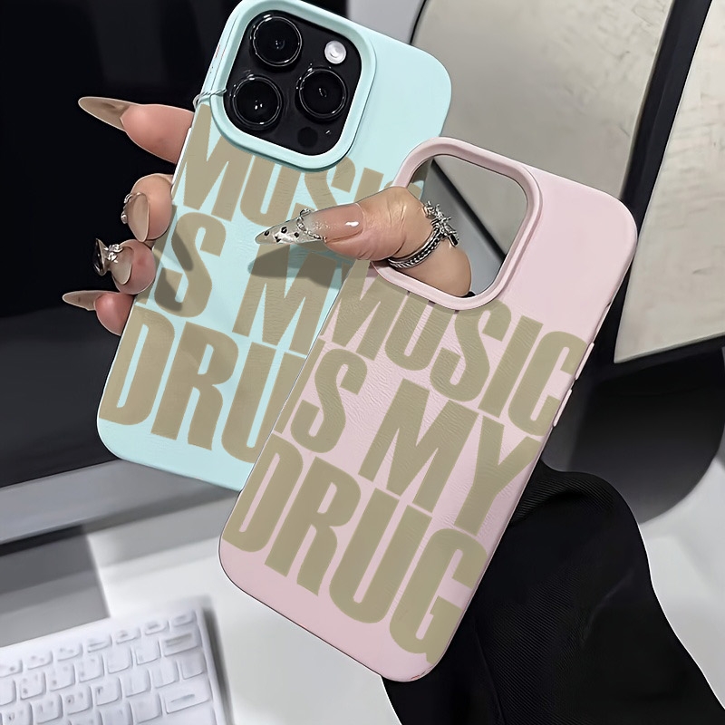 MUSIC IS MY DRUG Pattern Phone - огляд і ціна Samsung Galaxy A55