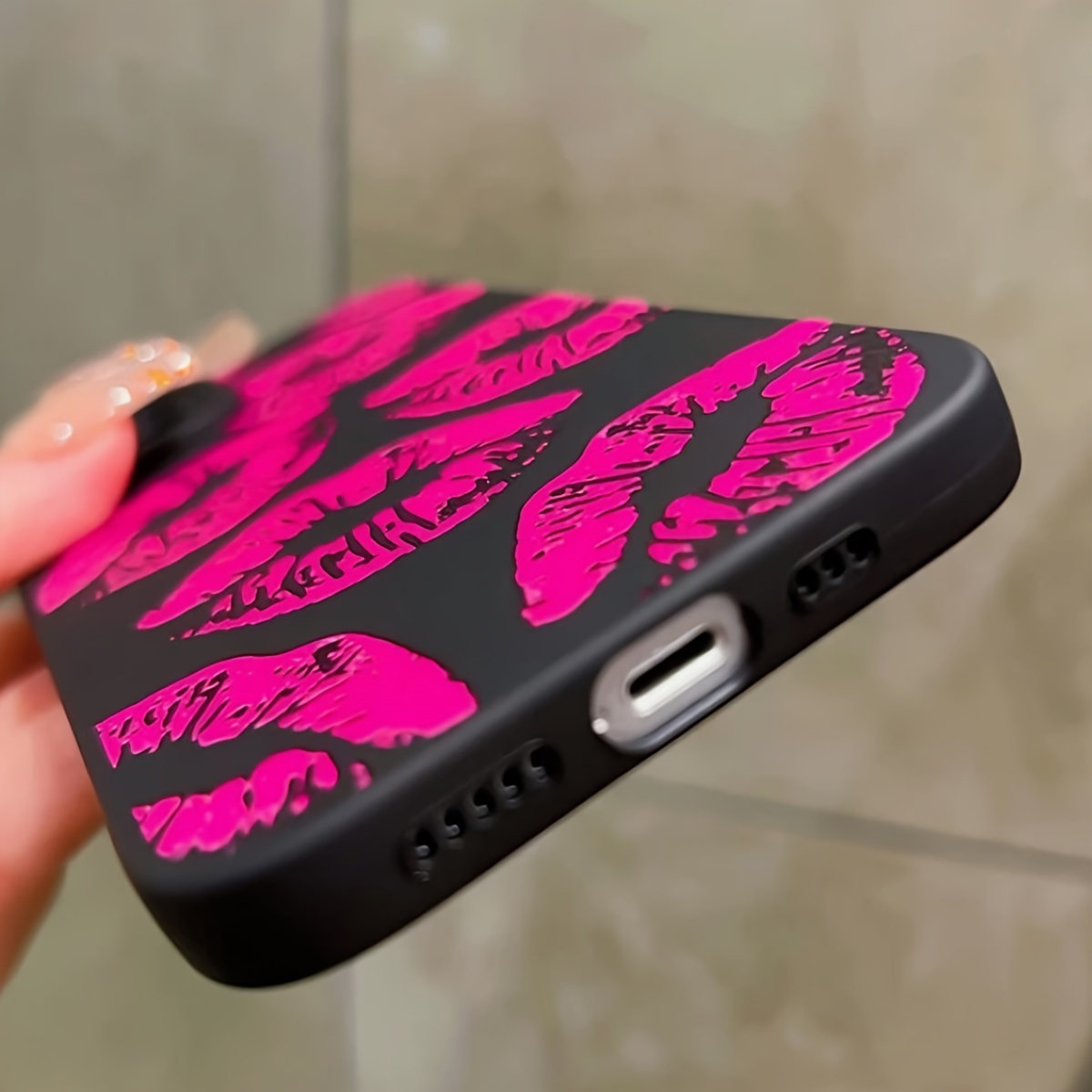 Rose Red Lip Luxury Pattern Ca - огляд і ціна Samsung Galaxy A55
