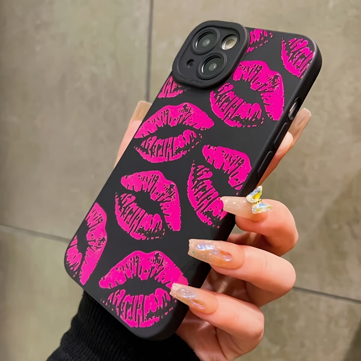 Rose Red Lip Luxury Pattern Ca - огляд і ціна Samsung Galaxy A55