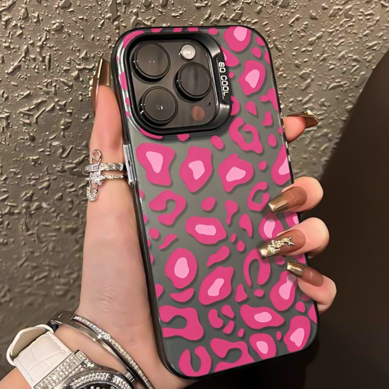 Pink Leopard Print Phone Case  - огляд і ціна Samsung Galaxy S24