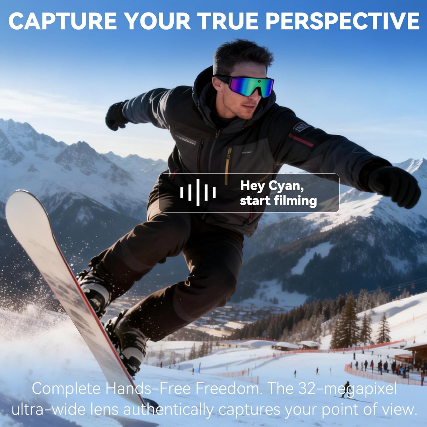 New AI smart shooting&recordin - огляд і ціна Smart Glasses Lens
