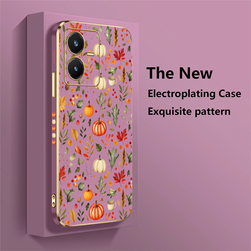 Autumn Leaf Pumpkin Case For V - огляд і ціна Vivo V40