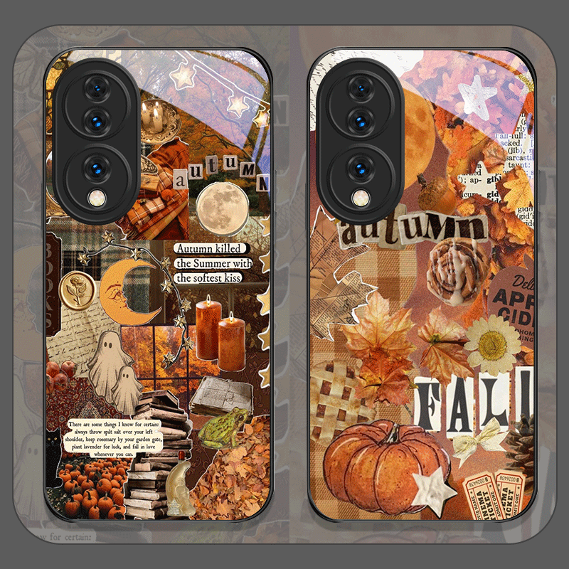 Retro Autumn Leaves Pumpkin Pl - огляд і ціна Huawei Mate 60
