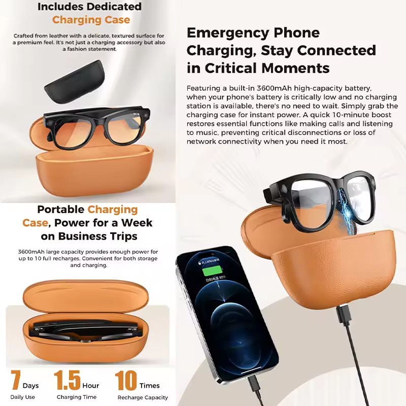 New 800W 4k HD Camera Smart Gl - огляд і ціна Smart Glasses Lens