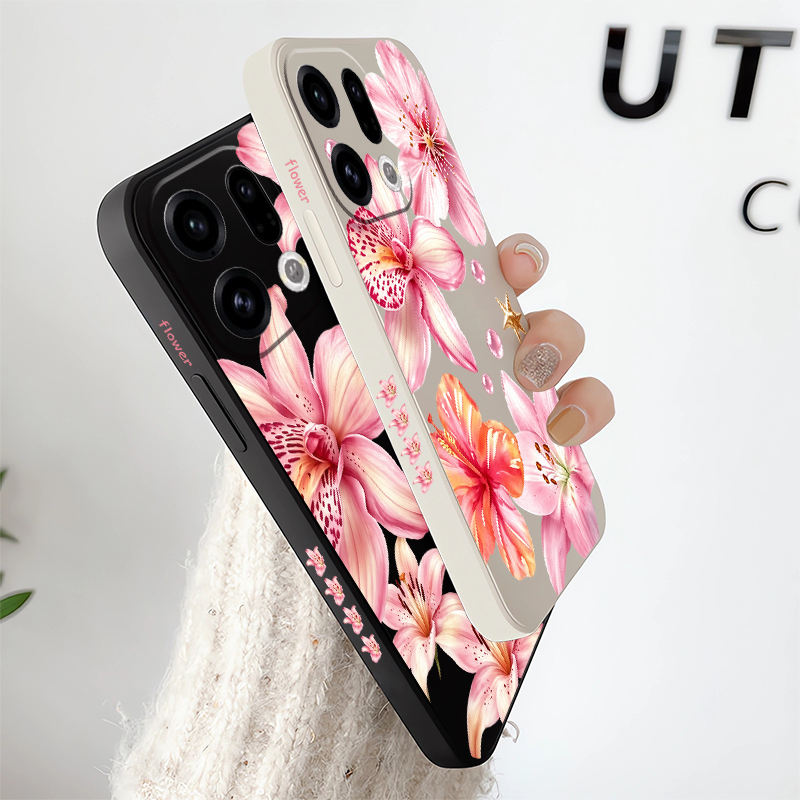 Cute Pink Lily Flowers Phone C - огляд і ціна Oppo Reno 12